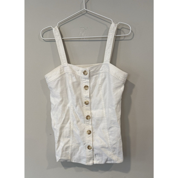 Maeve Anthropologie Squeare Neck Top Size 6 2717 - Picture 2 of 7